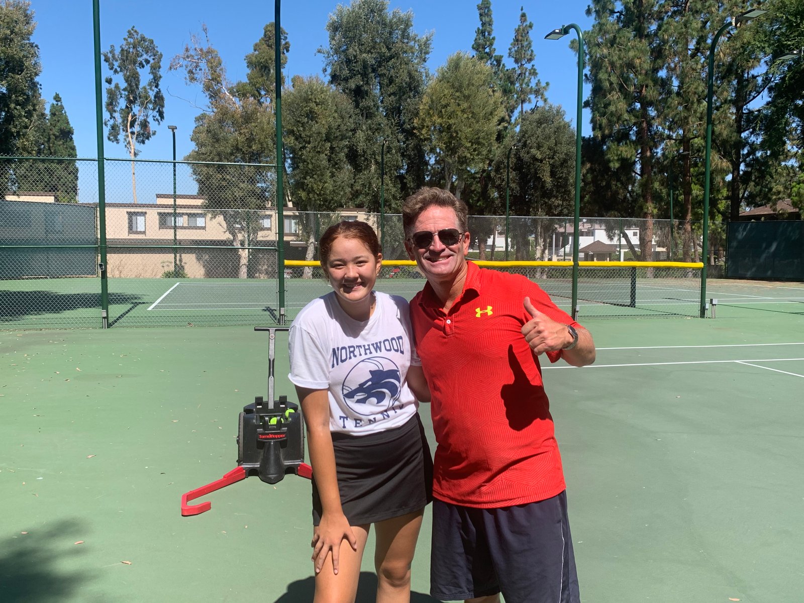 Gleason Tennis coaching photograph